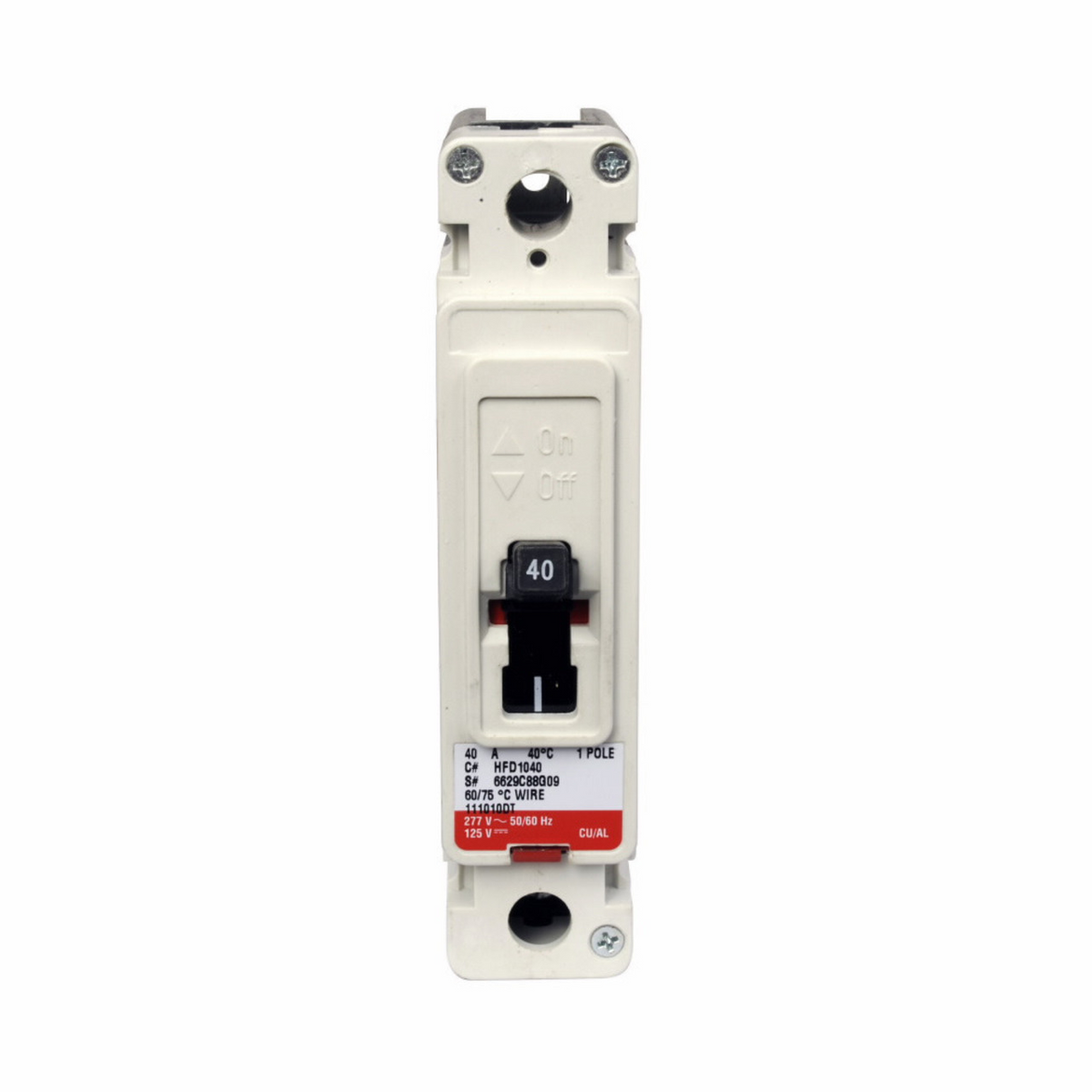 EATON QBH1020CAF 1 Pole 20 Amp 120V Arc Fault Circuit Breaker