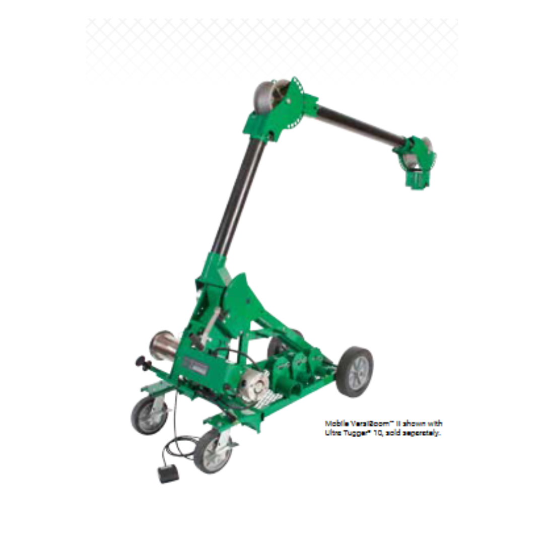 Greenlee 6906 Puller Package with Greenlee UT10-2S Ultra Tugger & Mobile VersiBoom - Reconditioned