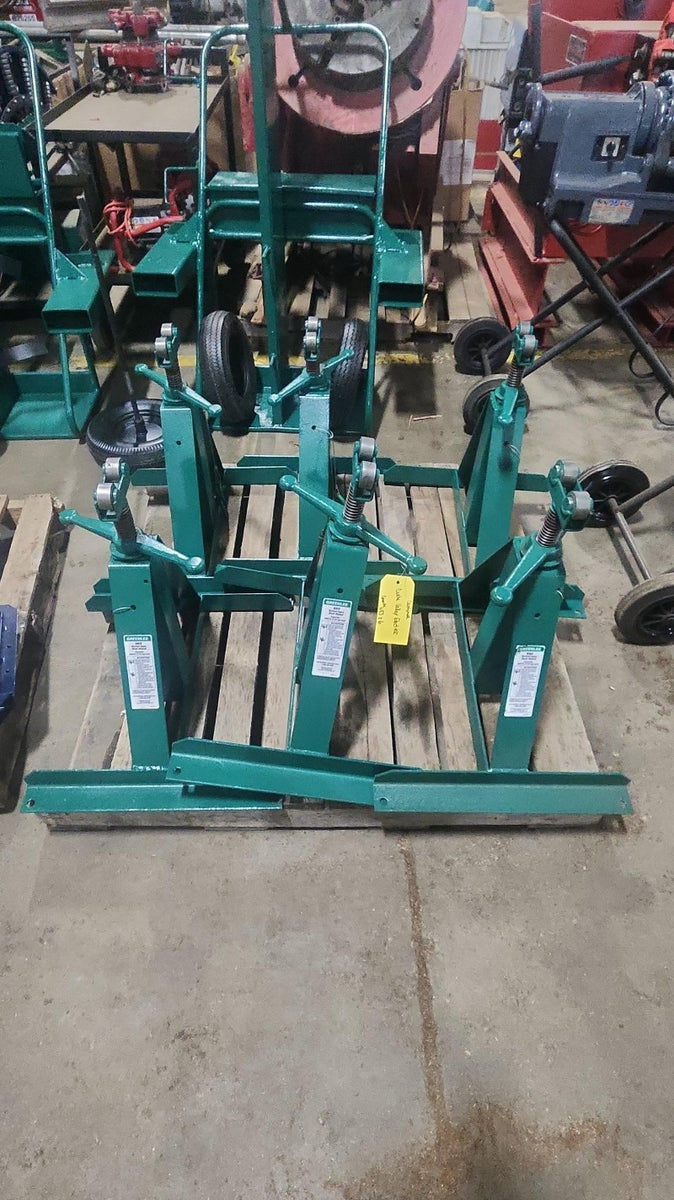 Greenlee 683 Screw Type Reel Stand - Reconditioned with 1 Yr. Warranty