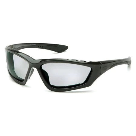 Pyramex SB8710DTP Clear Anti-Fog Lens with Padded Black Frame Safety Glasses
