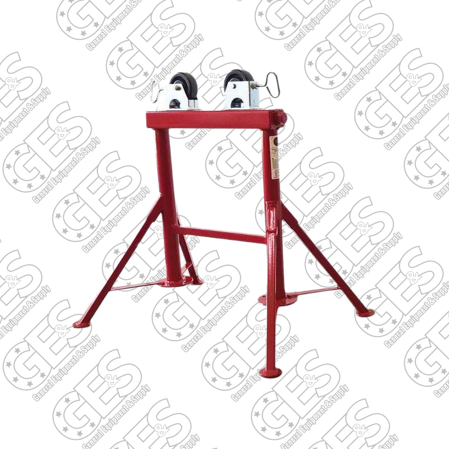 B&B 4305 Adjustable Four Leg Pipe Roller with Rubber Wheels - Reconditioned