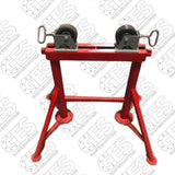 B&B 4305 Adjustable Four Leg Pipe Roller with Rubber Wheels - Reconditioned