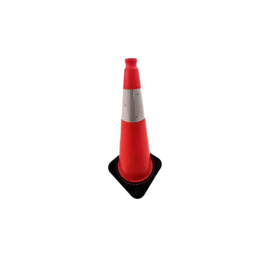 JBC Safety Plastic RS70032CT-3M6 Orange Traffic Safety Cone  -  New Surplus