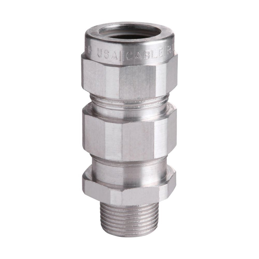 Eaton TMC9352 3‑1/2″ Aluminum Armored Cable Gland - New Surplus
