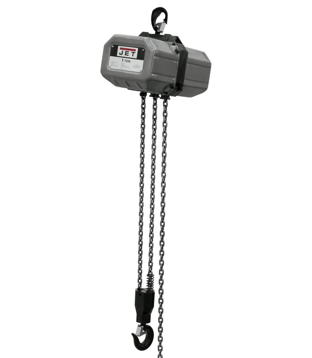 JET JT9-112000 1SS-1C 1 Ton Electric Chain Hoist - Reconditioned