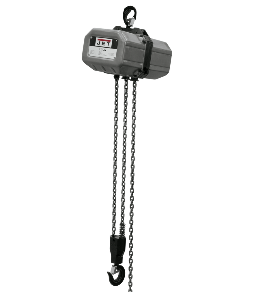 JET JT9-112000 1SS-1C 1 Ton Electric Chain Hoist - Reconditioned