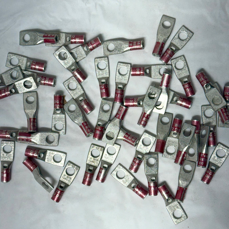 Burndy YA8CL1BOX Copper Compression Lugs - 50pk - New Surplus