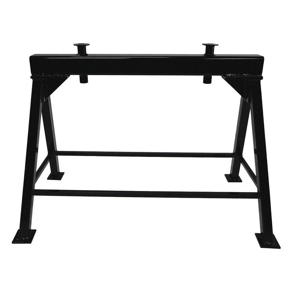 ABA Machine Sawhorse With Guide Tubes, 36 inch, Solid Steel-Reconditioned