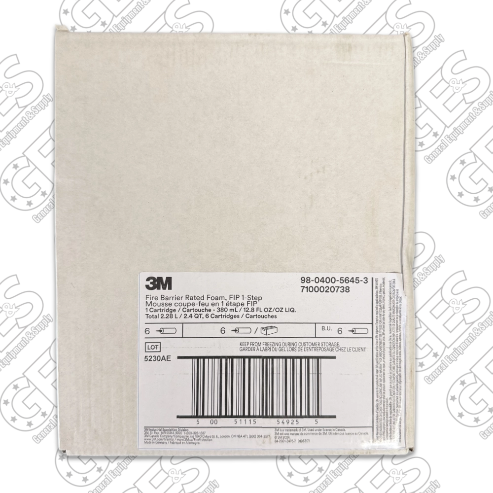 3M 7100020738 Fire Barrier Rated Foam FIP 1-Step - New Surplus