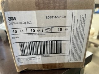 3M EC-2 Cold Shrink End Caps (10qty) - New Surplus