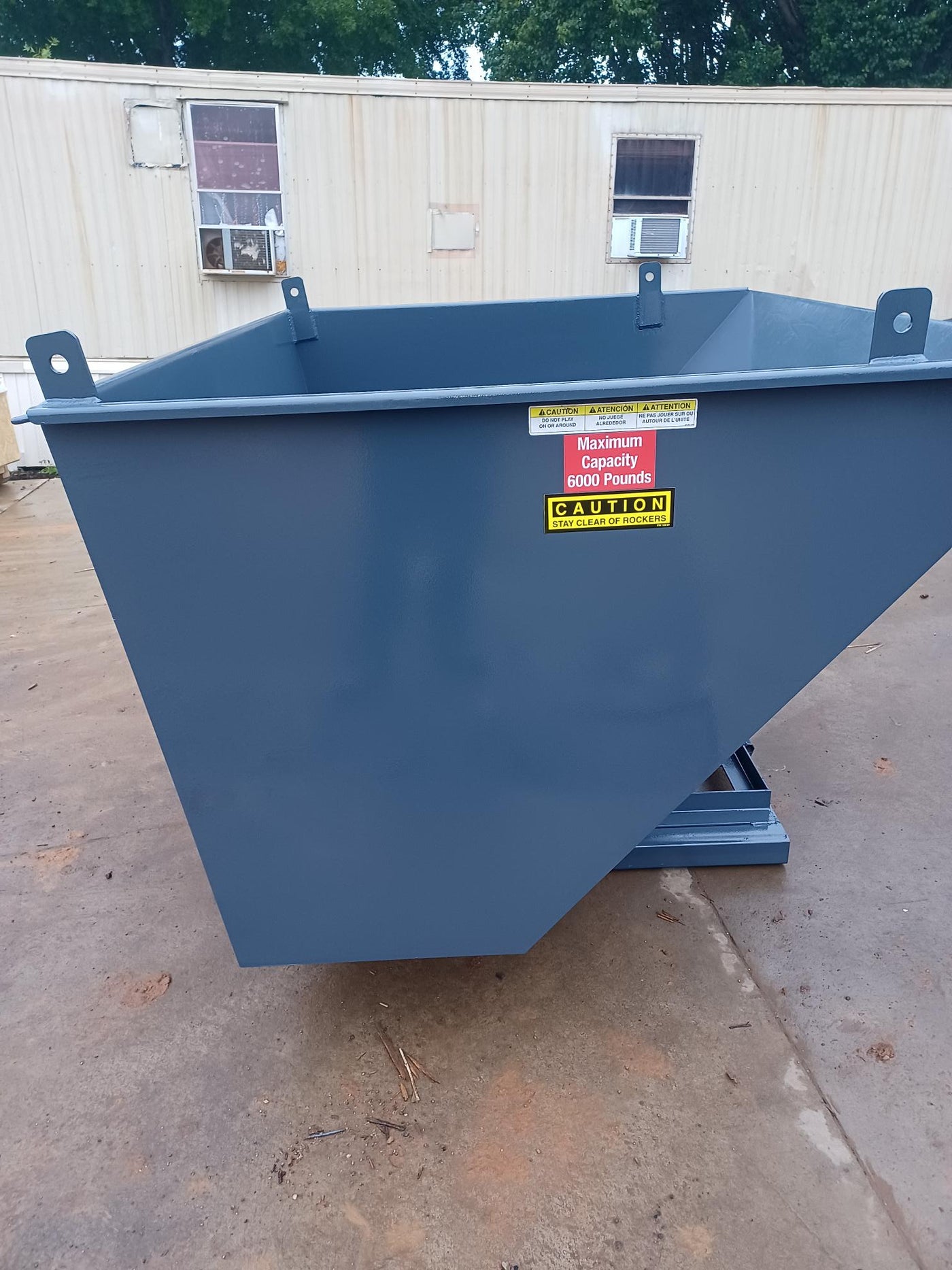 Dump Hopper 2 Cubic Yard Medium Duty Forklift Hopper -  Reconditioned