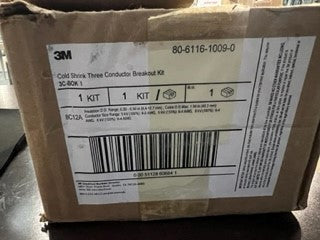 3M 3C-BOK-1 Cold Shrink 3 Conductor Breakout Kit - New Surplus