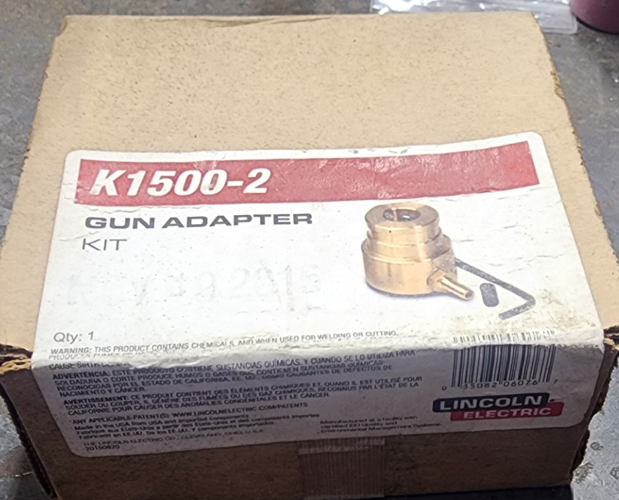 Lincoln Electric K1500-2 Gun Adapter Kit- New Surplus