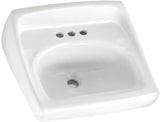 American Standard 0355012.020 Lucerne Wall-Hung Sink - New Surplus