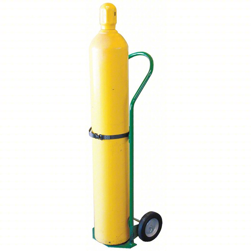 SAFTCART Cylinder Hand Truck: 250 lb, Single, 1 Cylinder - Reconditioned