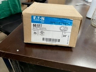 Eaton Crouse Hinds 3/4 IN EMT Compression Conduit Coupling-New Surplus