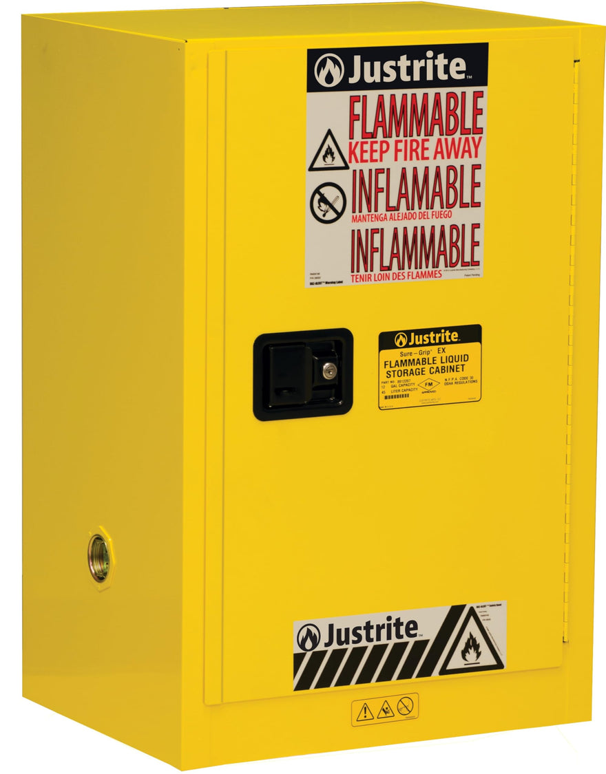 Justrite 891220 Sure‑Grip 12 Gal Flammable Cabinet - Reconditioned