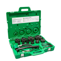 Greenlee 7310 11 Ton Hydraulic Knockout Kit w/ Hand Pump (1/2"-4") - Reconditioned