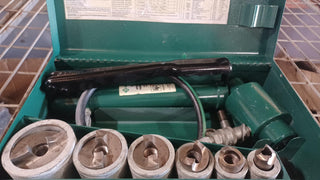 Greenlee 7506 Punch Set Hydraulic Knockout - Reconditioned