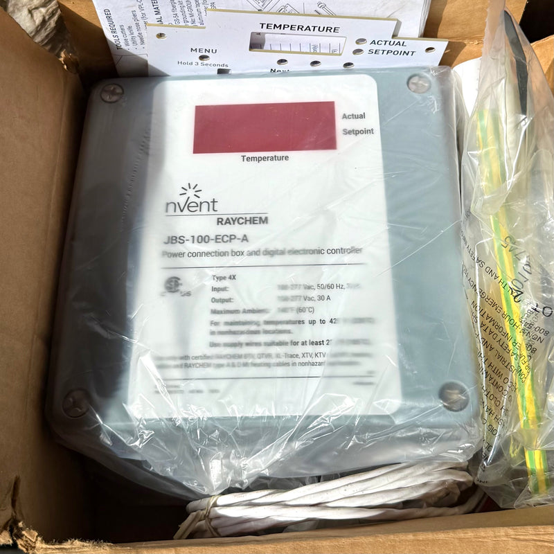 Raychem JBS-100-ECP-A Power Connection Box and Digital Controller - New Surplus