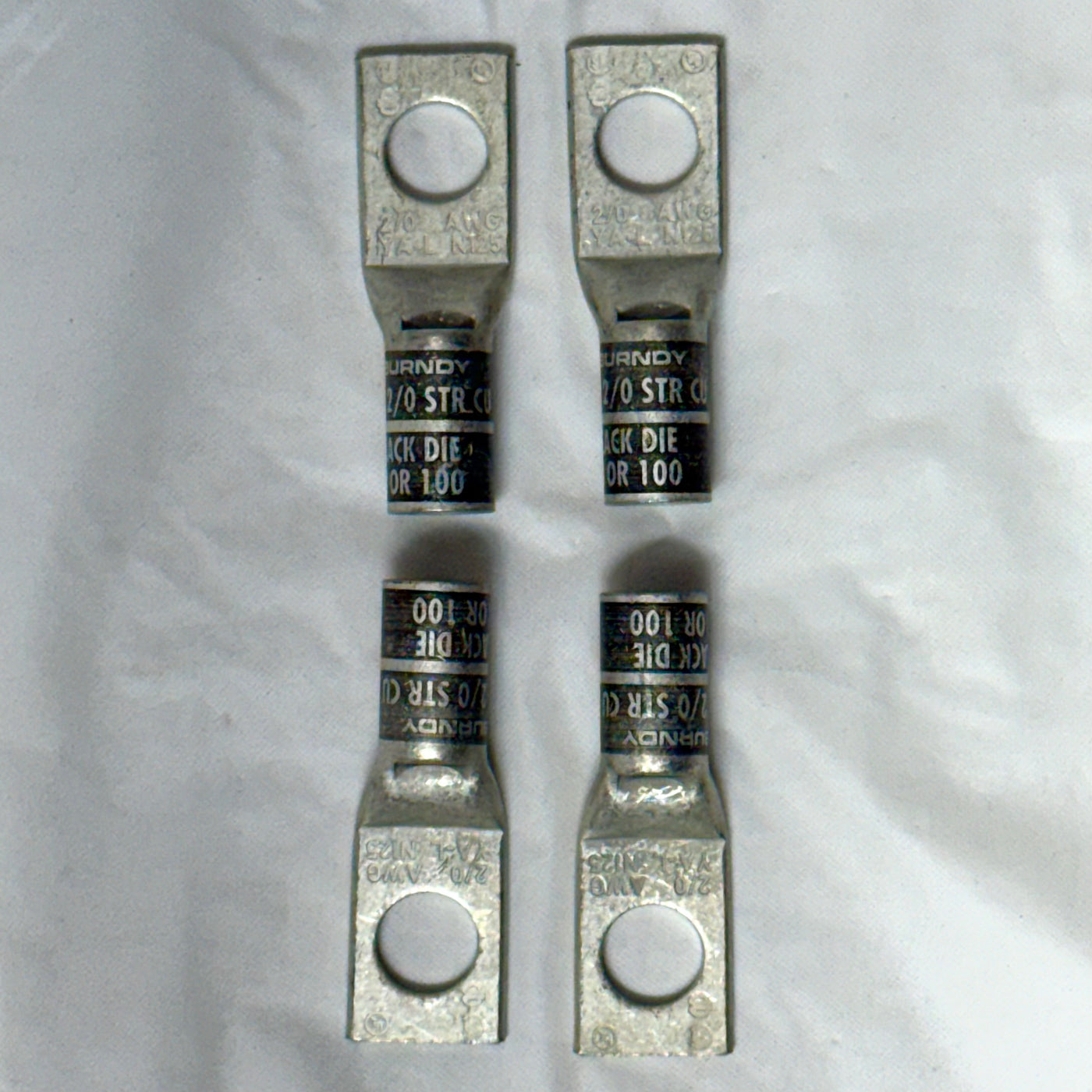 Burndy YA26L6BOX Copper Compression Lug - 10pk - New Surplus
