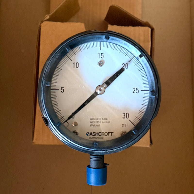 Ashcroft 45-1279-SS-04L-60 Duragauge Pressure Gauge - New Surplus