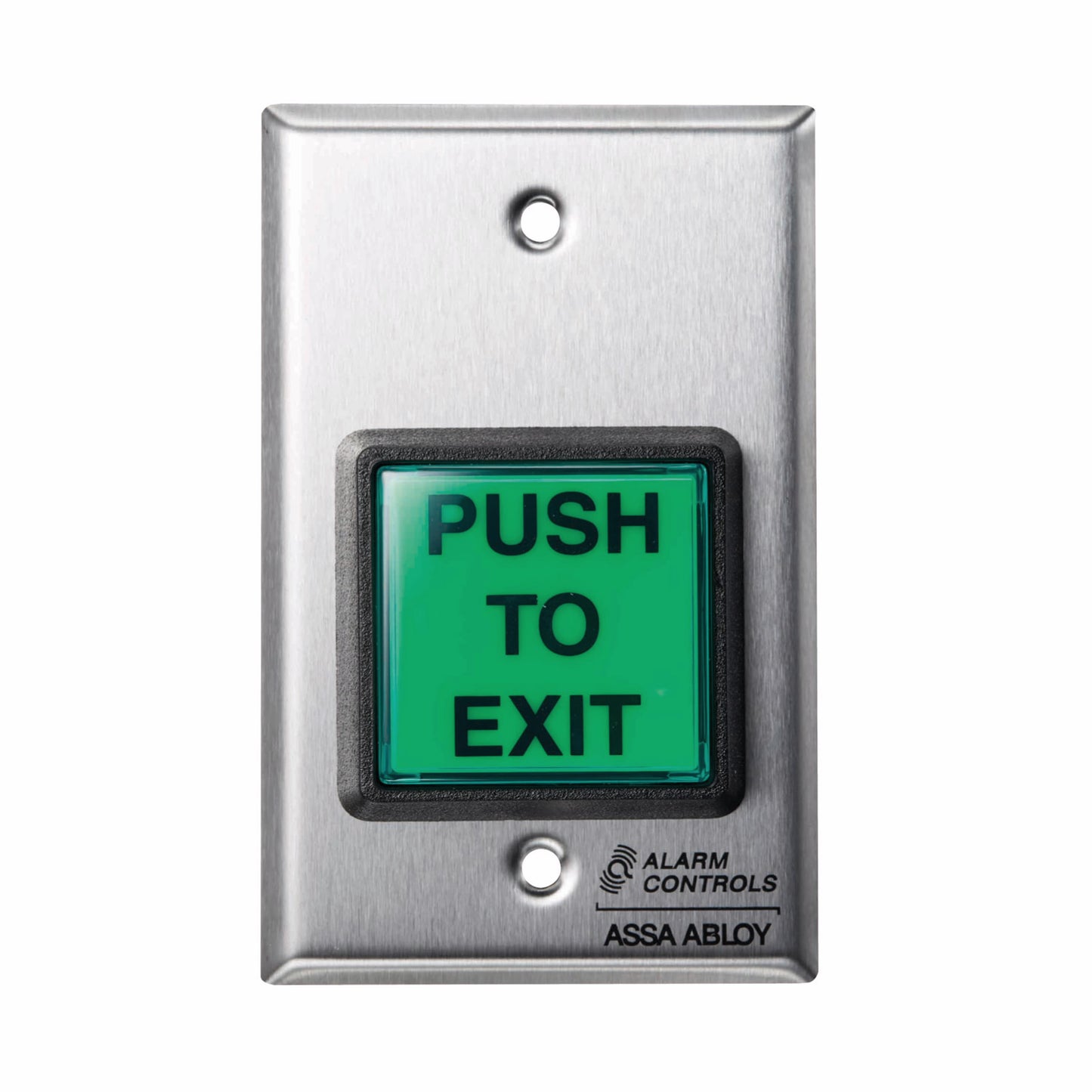 Alarm Controls TS-3 Green Square Push Button - New Surplus