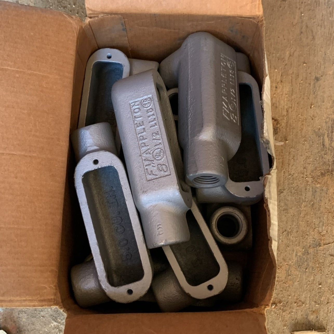 Appleton LL18 Conduit Body 1/2 in. 10 per box - New Surplus