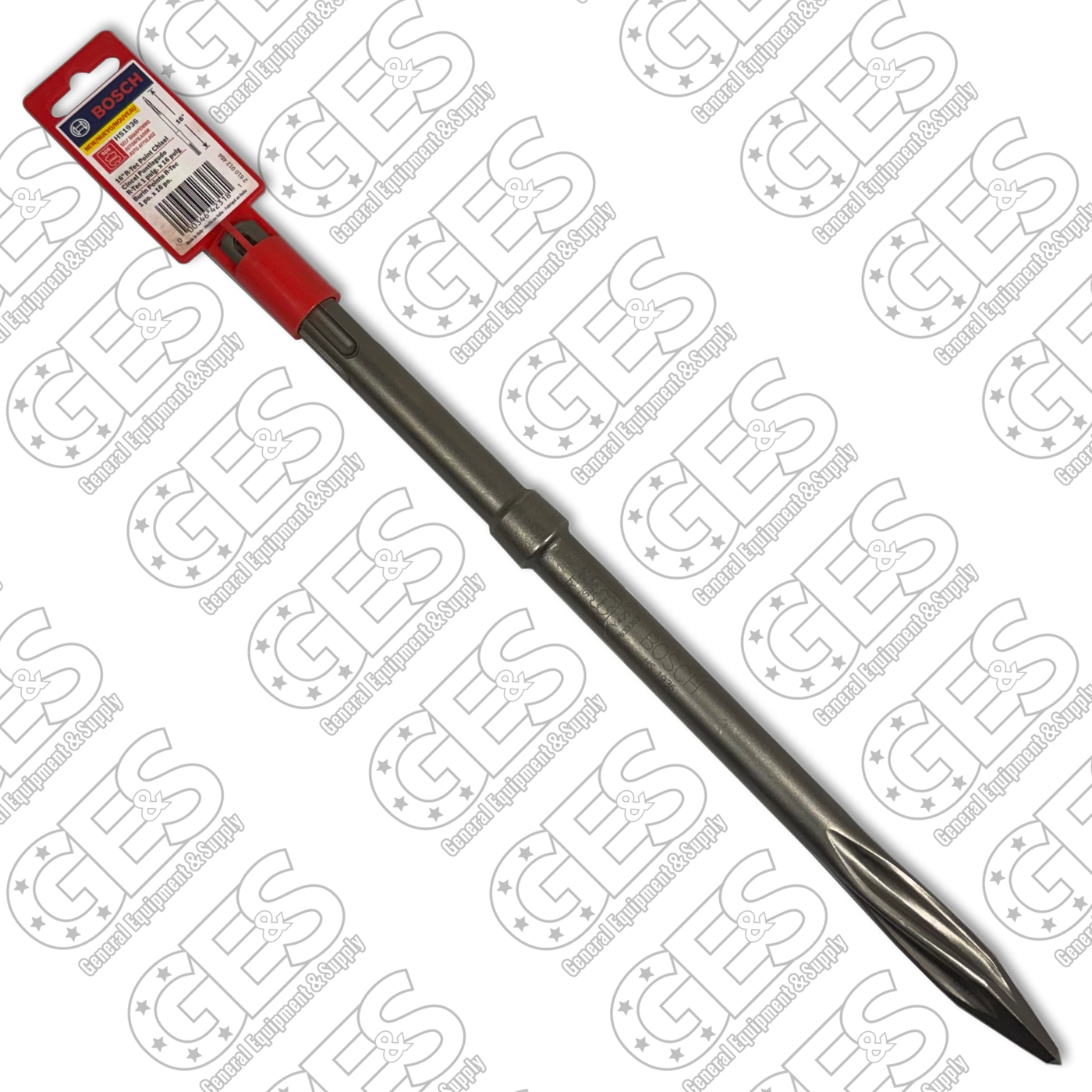 Bosch HS1936 16" SDS-Max Hammer Steel R-Tec Star Point Chisel - New Surplus