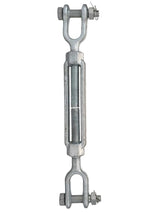 Turnbuckles Jaw & Jaw 12in. X 1-1/4in. Heavy Duty Galvanized Steel Rigging Hardware - New Surplus