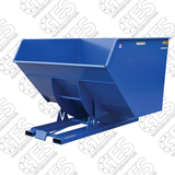 Vestil D-500-HD 5 Cubic Yard Heavy-Duty Self-Dumping Steel Forklift Hopper - Reconditioned