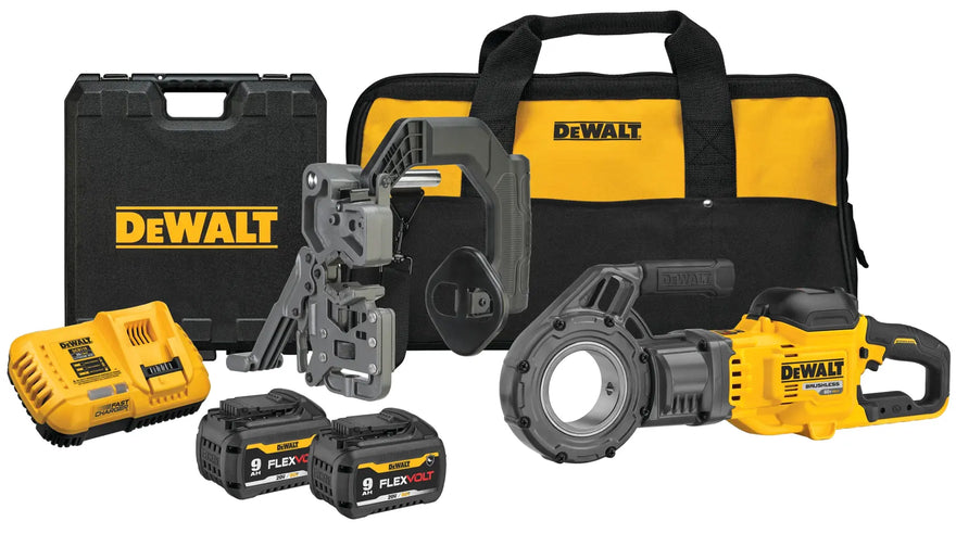 DeWalt DCE700X2 Flexvolt 60V MAX Cordless Pipe Threader Kit - New Surplus