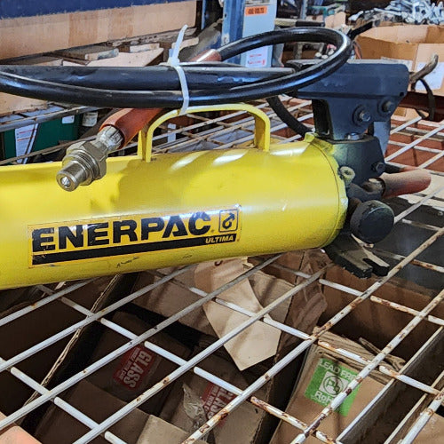 Enerpac P80, Two Speed, Hydraulic Hand Pump w/ Hose Reconditioned and 1 Year Operational Warranty