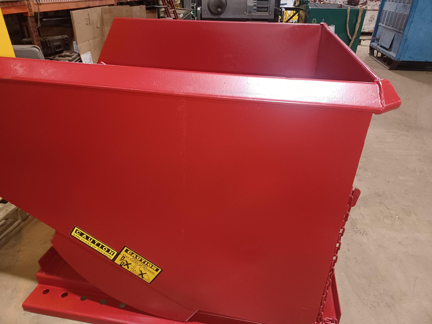 Dump Hopper 2 Cubic Yard Medium Duty Forklift Hopper -  Reconditioned