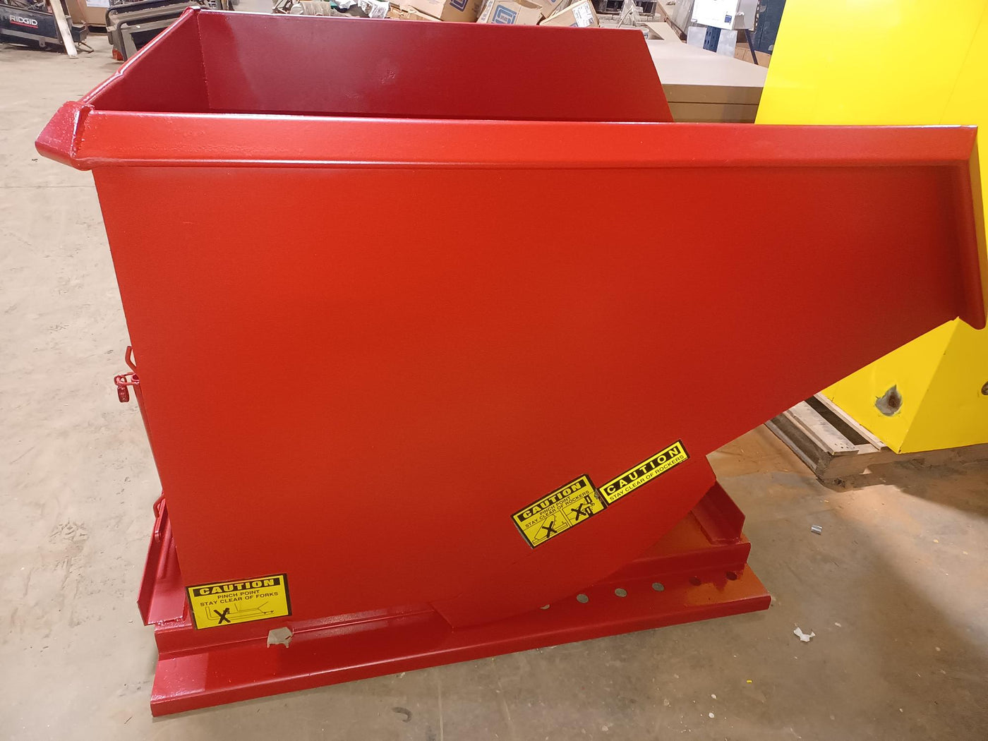 Dump Hopper 2 Cubic Yard Medium Duty Forklift Hopper -  Reconditioned