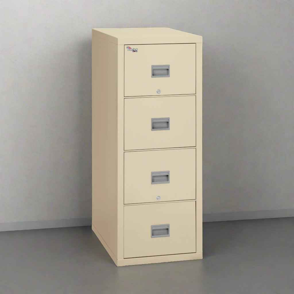 FireKing Classic 4-1831-CPA Vertical 4 Drawer File Cabinet - Used ...