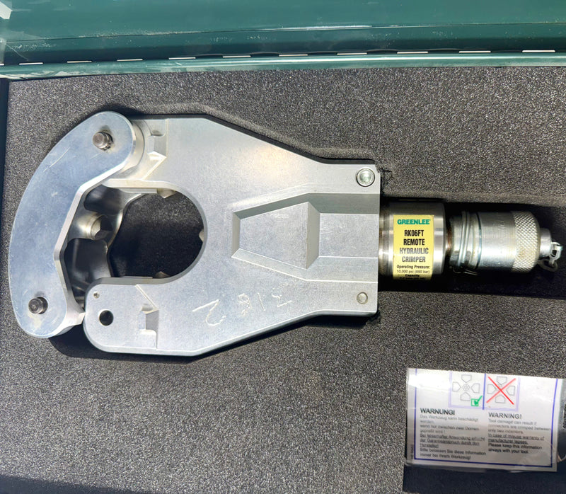 Greenlee RK06FT Remote Hydraulic Crimper - Reconditioned