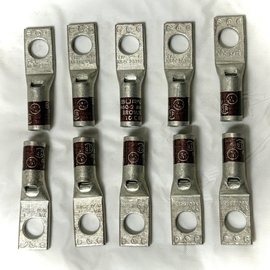 Burndy YA2CL4BOX Copper Compression Lug - 25pk - New Surplus