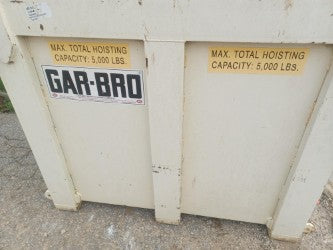 Gar-Bro SP5KSP435 Skip Pan with 5000lb Capacity -New Surplus