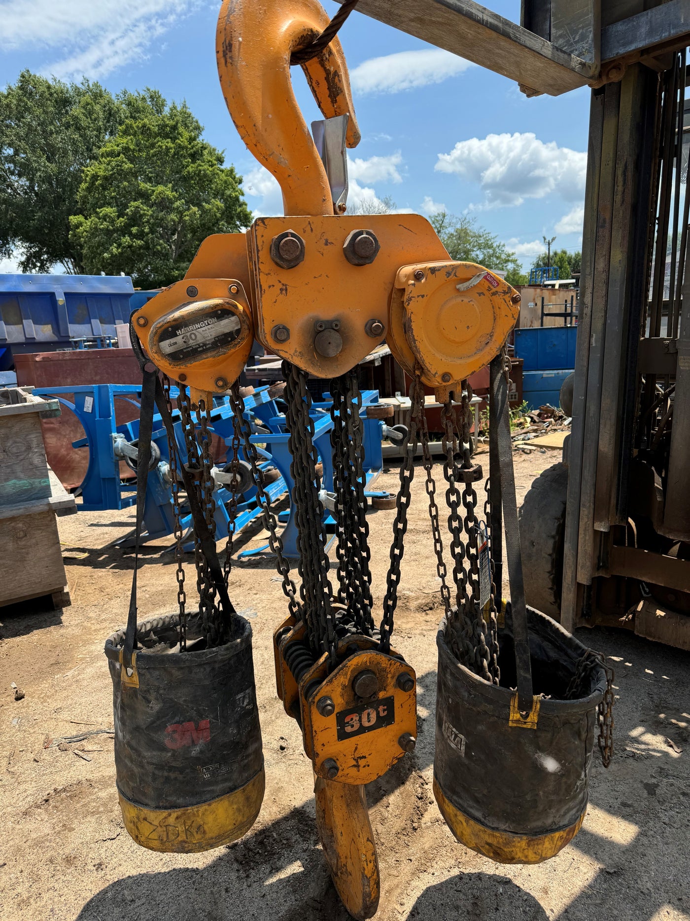 Harrington CB300-10 30 Ton Chain Hoist - Used