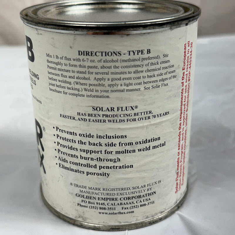 Solar Flux SOFBO1 Type B Powder Welding Flux - New Surplus