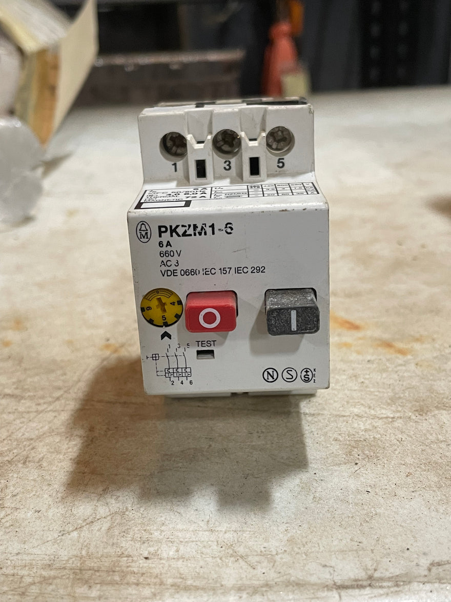 Eaton Corporation PKZM1-6 Motor Protective Circuit Breaker-Used