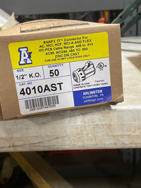 Arlington 4010AST SNAP2IT Connector 50 per box - New Surplus