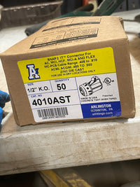 Arlington 4010AST SNAP2IT Connector 50 per box - New Surplus
