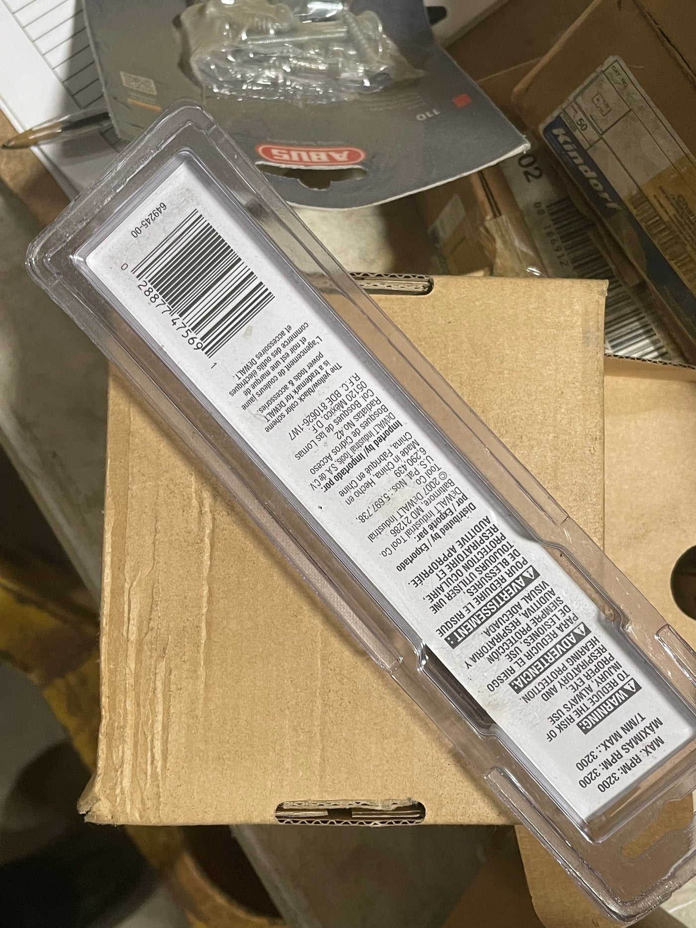 DeWalt DW1584 1-1/4in. x 6in. Heavy Duty Spade Bit - New Surplus