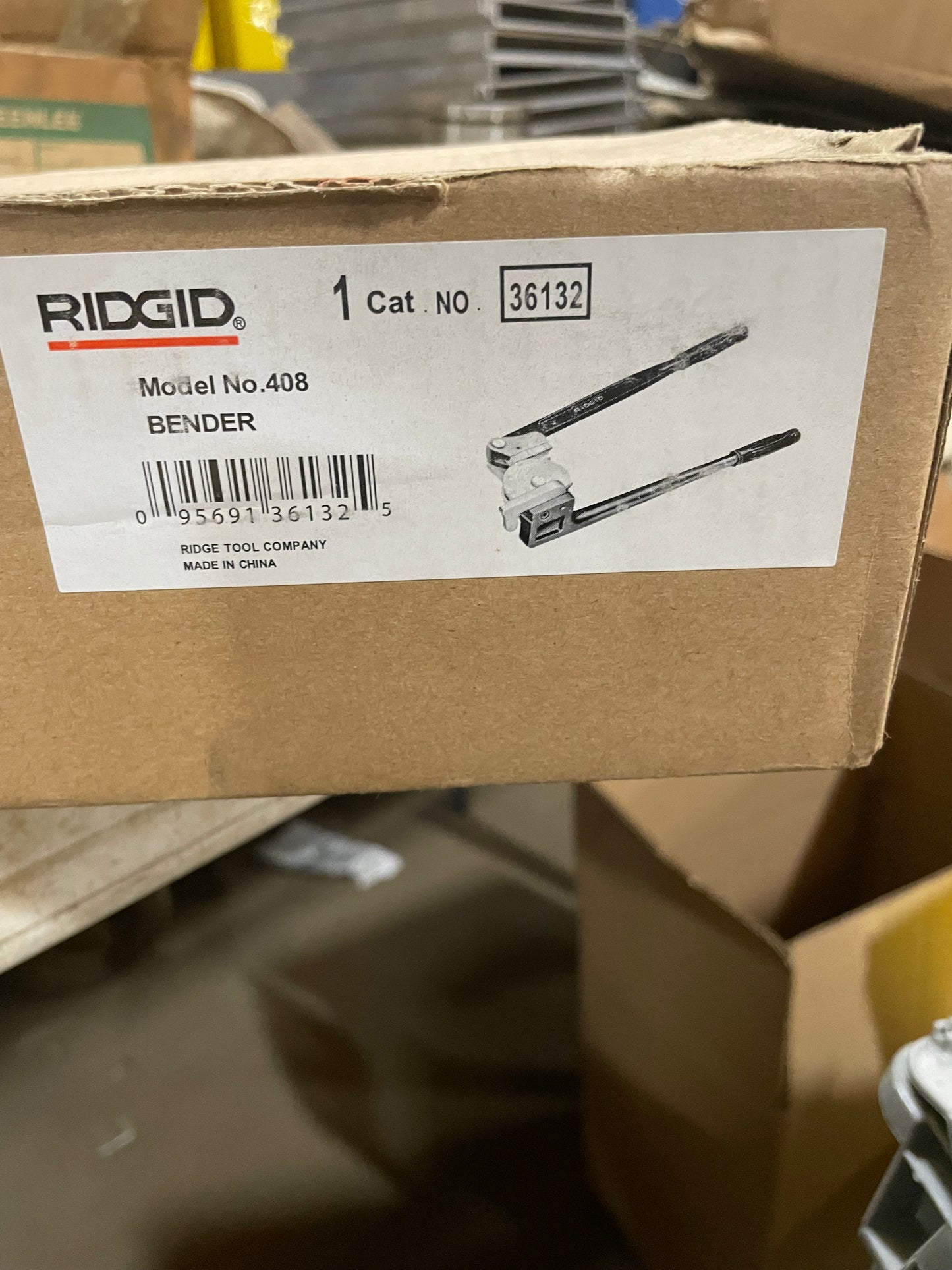 Ridgid 408 36132 Instrument Bender - New Surplus