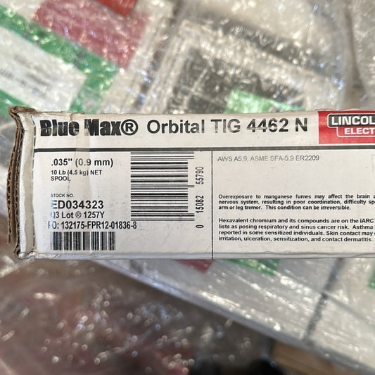 Lincoln ED03423 Blue Max Orbital TIG 4462 N .035 in - New Surplus 