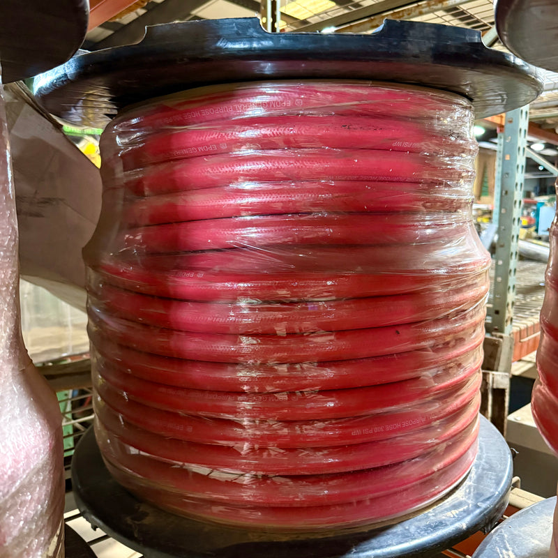 Buchanan Rubber GPE-075-300 300ft, 300psi, Red EPDM Hose - New Surplus