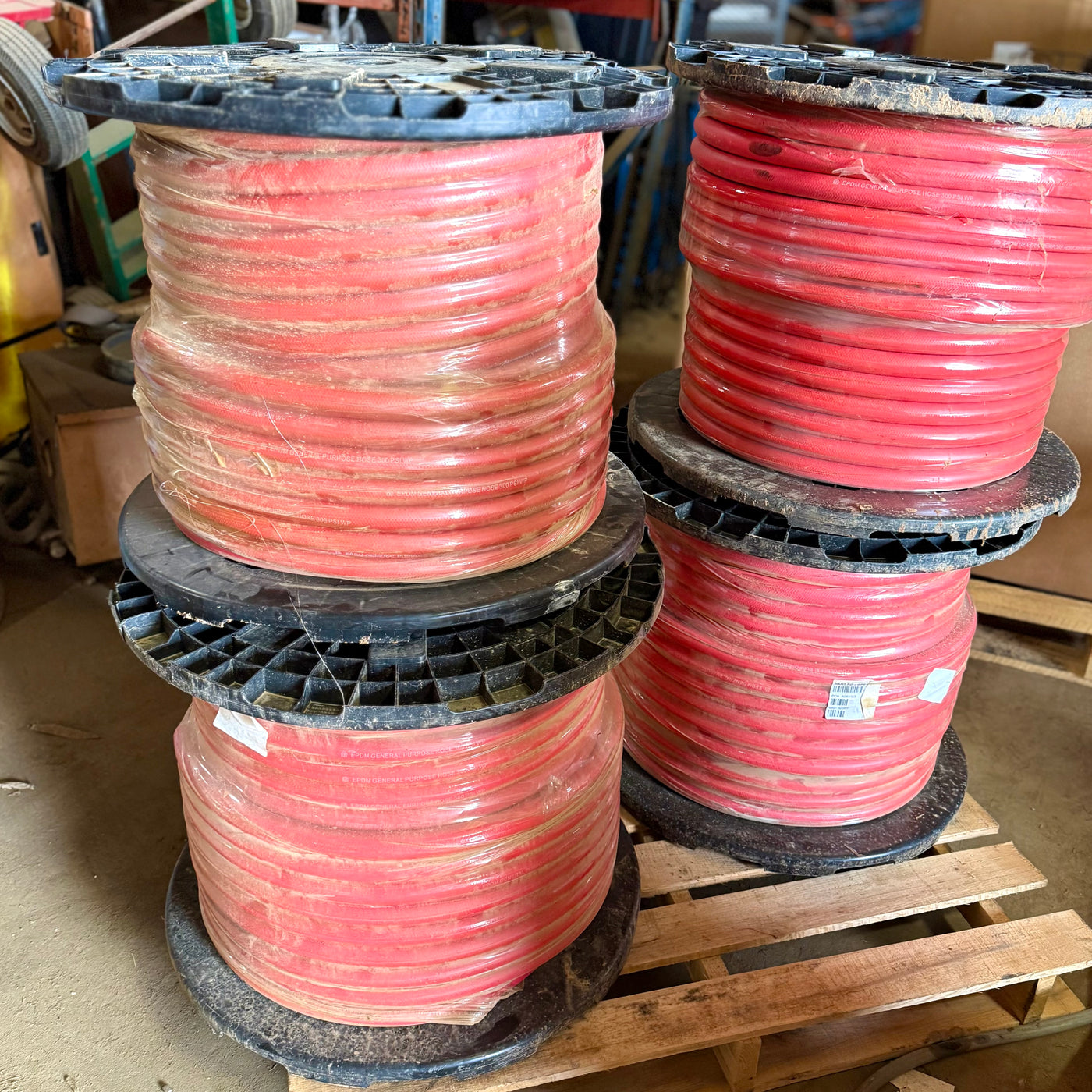 Buchanan Rubber GPE-075-300 300ft, 300psi, Red EPDM Hose - New Surplus