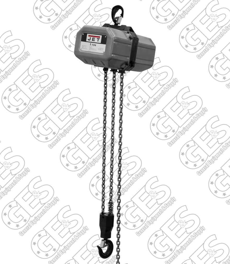 JET JT9-112000 1SS-1C 1 Ton Electric Chain Hoist - Reconditioned